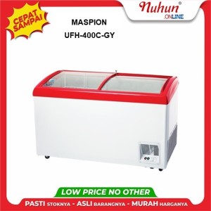 Maspion UFH-400C-GY Chest Freezer 400 Liter