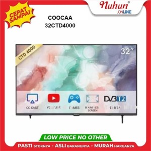 Coocaa 32CTD4000  Led Tv 32 inch Smart Digital Dolby Hd Tv